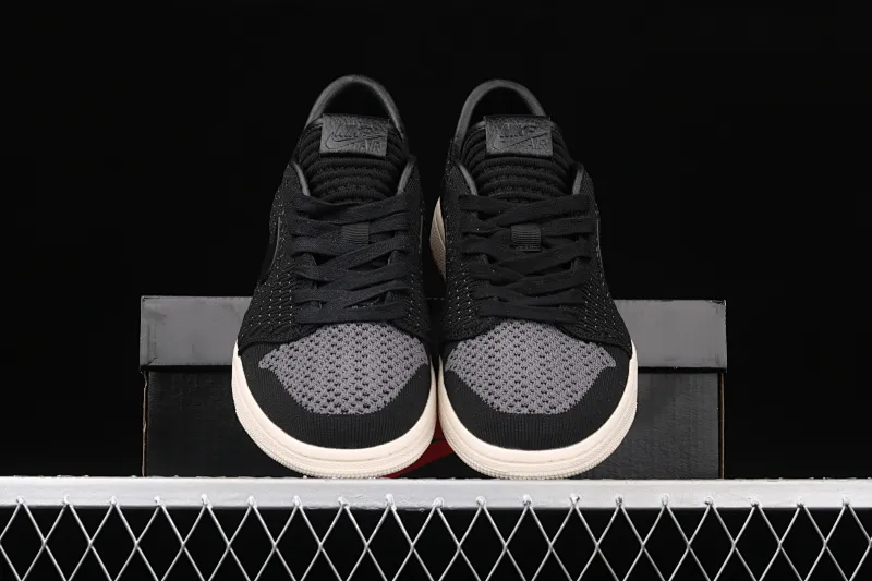 All categories Air Jordan Jordan series basketball shoes Air Jordan 1 Low Air Jordan 1 Low AJ1 Joe 1 knitted black low-top basketball shoes AH4506-010